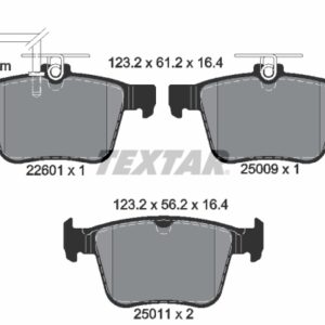 Plăcuțe de frână TEXTAR 2260101
