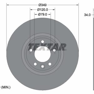 Disc frână TEXTAR 92307605