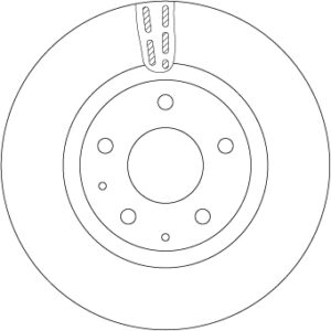 Disc frână TRW MOTO DF6575