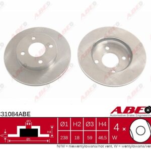Disc frână ABE C31084ABE