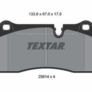 Plăcuțe de frână TEXTAR 2581401