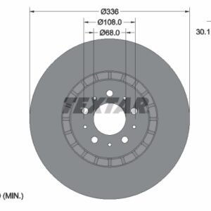 Disc frână TEXTAR 92126705
