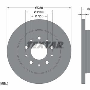 Disc frână TEXTAR 92116103