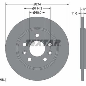 Disc frână TEXTAR 92352803