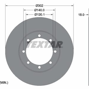 Disc frână TEXTAR 92230803