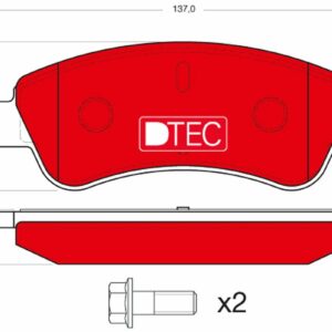 Plăcuțe de frână TRW MOTO GDB1463DTE