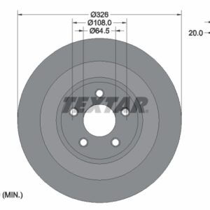 Disc frână TEXTAR 92178005
