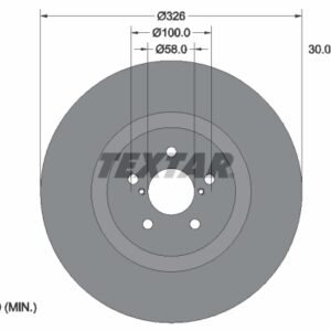 Disc frână TEXTAR 92167900