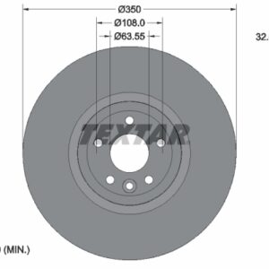 Disc frână TEXTAR 92308105