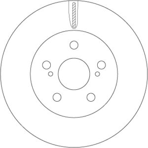 Disc frână TRW MOTO DF6734