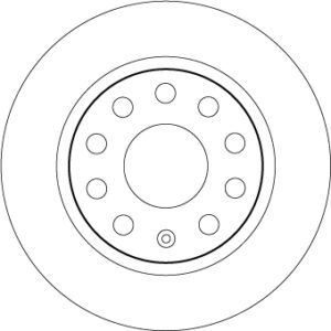 Disc frână TRW MOTO DF6553