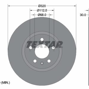 Disc frână TEXTAR 92229305