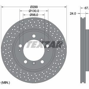 Disc frână TEXTAR 92176705