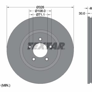 Disc frână TEXTAR 92173505