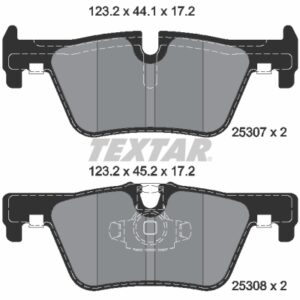 Plăcuțe de frână TEXTAR 2530701