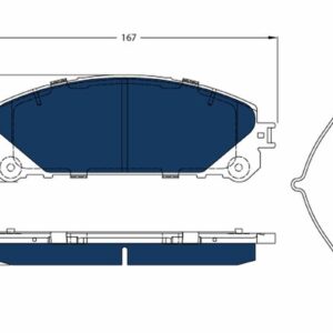 Plăcuțe de frână TRW MOTO GDB3484BTE
