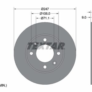Disc frână TEXTAR 92111703