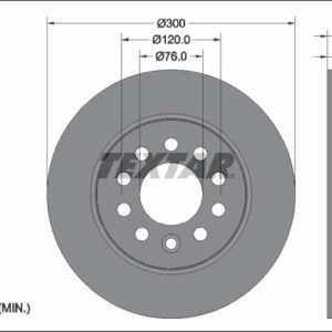 Disc frână TEXTAR 92345203