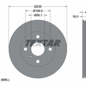 Disc frână TEXTAR 92103603