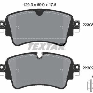 Plăcuțe de frână TEXTAR 2230801