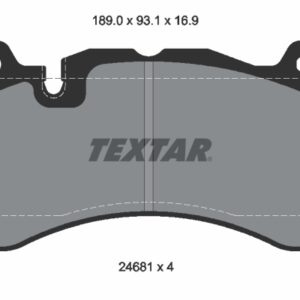 Plăcuțe de frână TEXTAR 2468101