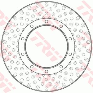Disc frână TRW MOTO DF5010S