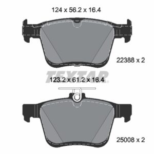 Plăcuțe de frână TEXTAR 2238801