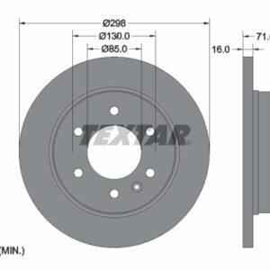 Disc frână TEXTAR 93143303