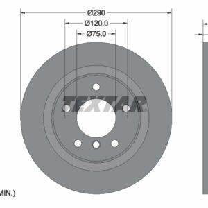 Disc frână TEXTAR 92261003
