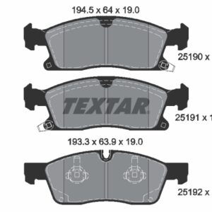 Plăcuțe de frână TEXTAR 2519002