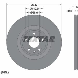 Disc frână TEXTAR 92132405