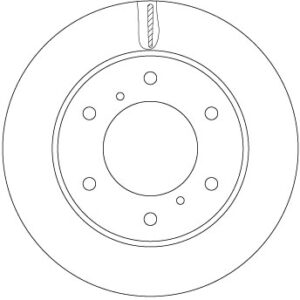Disc frână TRW MOTO DF6735