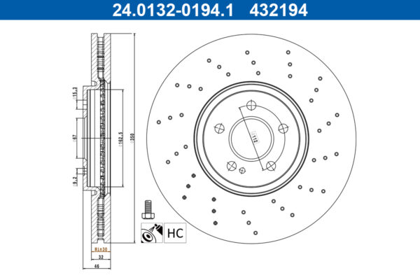 Discuri frana & Tamburi ATE 24.0132-0194.1 păreri