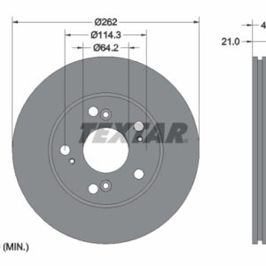 Disc frână TEXTAR 92175803
