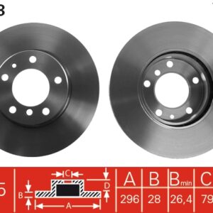 Disc frână TRW MOTO DF4348