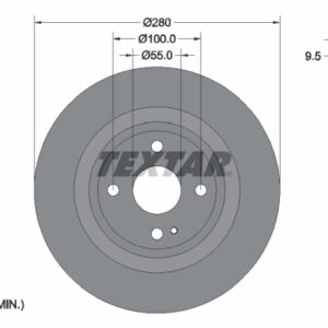 Disc frână TEXTAR 92320003
