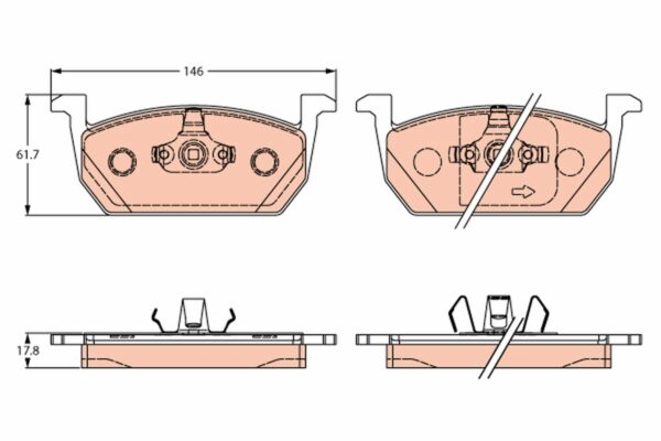 Plăcuțe de frână TRW MOTO GDB2266 păreri