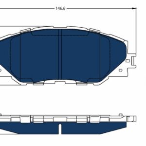 Plăcuțe de frână TRW MOTO GDB3424BTE