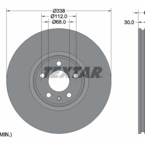 Disc frână TEXTAR 92345505