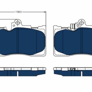 Plăcuțe de frână TRW MOTO GDB3398BTE