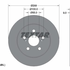 Disc frână TEXTAR 92224003