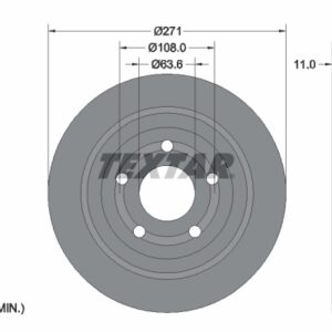 Disc frână TEXTAR 92327403