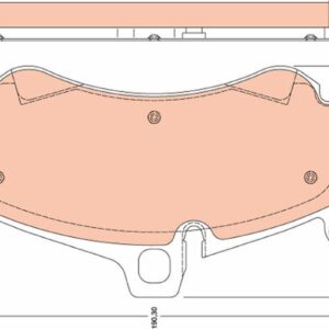 Plăcuțe de frână TRW MOTO GDB1779