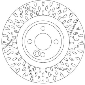 Disc frână TRW MOTO DF6930S