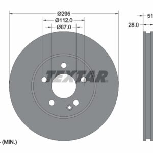 Disc frână TEXTAR 92241603