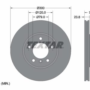 Disc frână TEXTAR 92137705