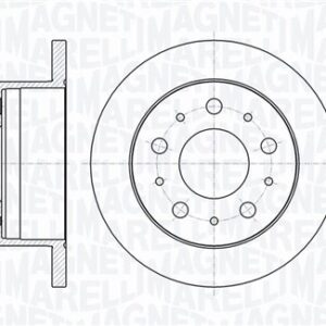 Disc frână MAGNETI MARELLI 361302040135
