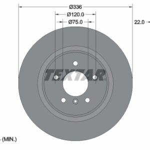 Disc frână TEXTAR 92137905