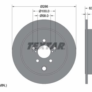Disc frână TEXTAR 92200000