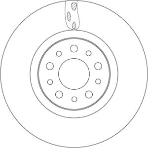 Disc frână TRW MOTO DF6933
